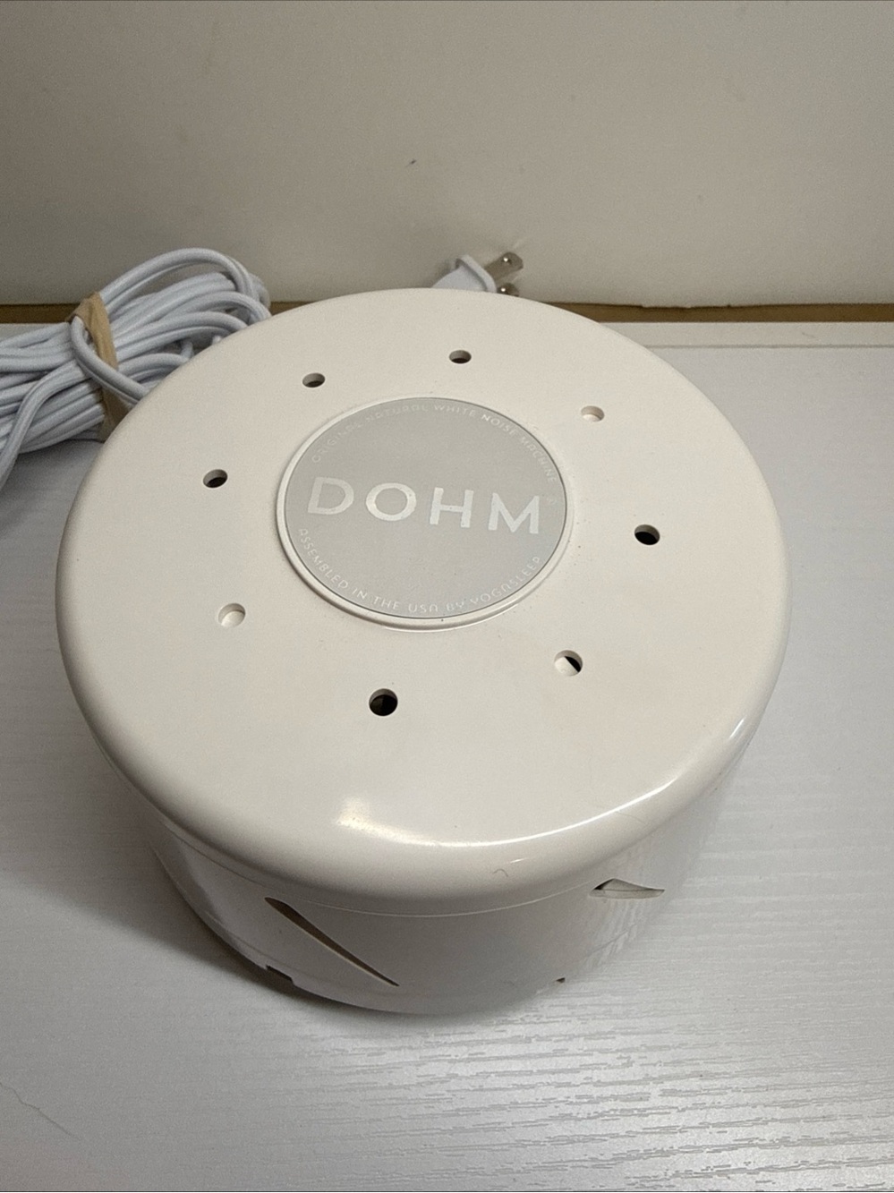 DOHM Model M1DSUSWH Classic Natural White Noise Generator - TESTED Yogasleep